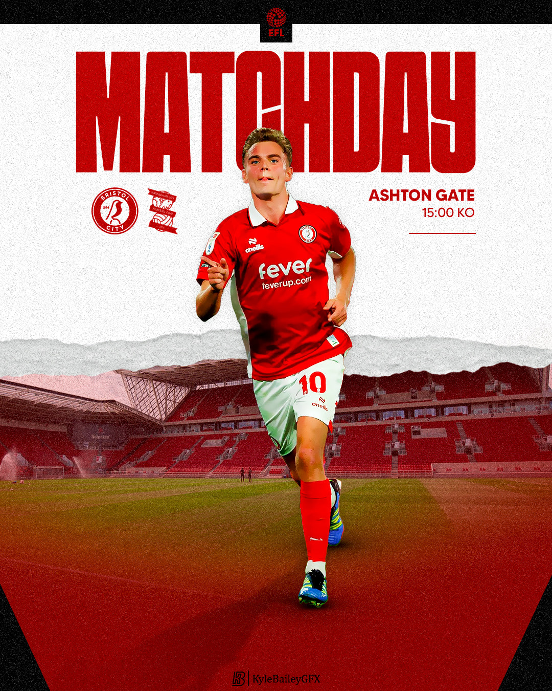 Bristol City vs Birmingham City | Matchday Poster